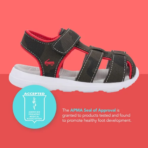 Vista 4 de See Kai Run Cyrus FlexiRun - Sandalias deportivas para niños con punta cerrada