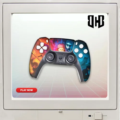Vista 219 de Battman Custom PS-5 Controller Wireless compatible with Play-Station 5 Console by BCB Controllers Proudly Customized in USA with Permanent