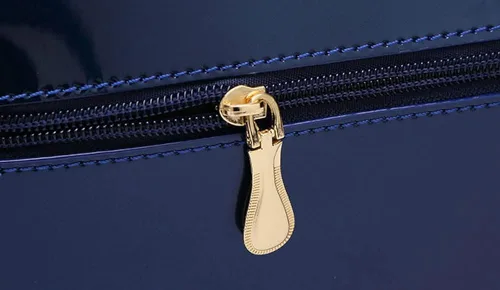 Vista 6 de Bolso cruzado de cuero lacado brillante para mujer, elegante bolso de noche, bolso de mano retro para fiesta de graduación