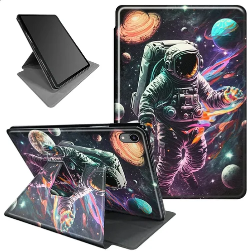 Vista 102 de Funda para iPad mini 6 para iPad mini 6ª generación 8.3 pulgadas 2021 360 grados giratorio soporte ligero protector inteligente cubierta