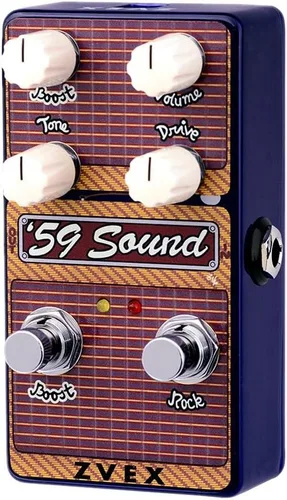 Vista 2 de ZVex Efectos Vertical Vexter '59 Distorsión de sonido Pedal de efectos de guitarra