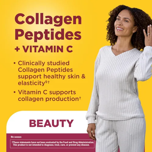 Vista 2 de Nature Made Péptidos de colágeno + gomitas de vitamina C, 60 gomitas