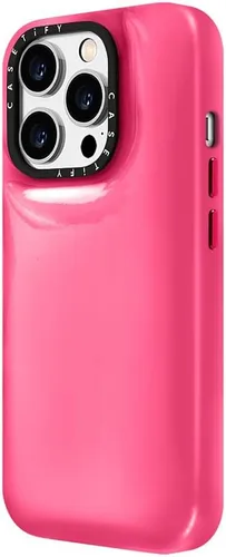 Vista 5 de CASETIFY Funda para iPhone 15 Pro Pillow [Material Resistente al Agua / Inspirado en Y2K] - Berry Pink