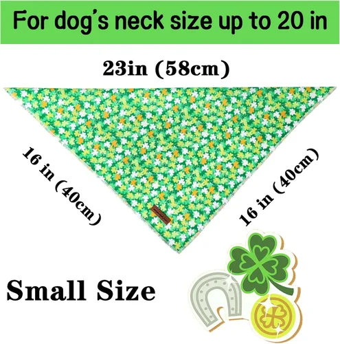 Vista 3 de Unique Style Paws Bandanas para perros, 1 unidad, lavables, de algodón, triangulares, para perros y gatos pequeños, medianos y grandes