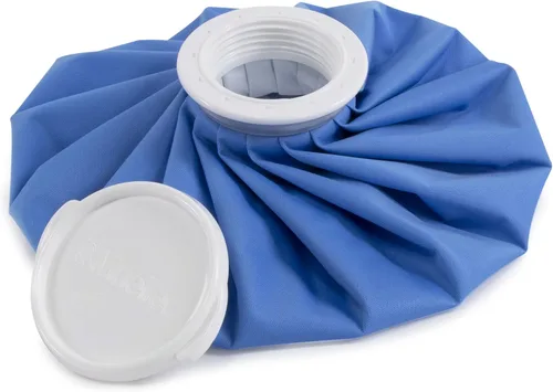 Vista 5 de MUELLER Bolsa de hielo reutilizable para medicina deportiva, bolsa de 9 pulgadas, bolsa fría para lesiones y alivio del dolor, terapia de frío, azul