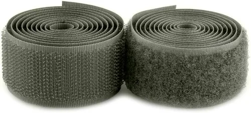 Vista 33 de Cierre de Gancho y Bucle de 1 Pulgada Beige - Cinta de Gancho y Bucle de Nylon No Adhesiva - Longitud de 1 Yarda - Para Tela, Bolsas