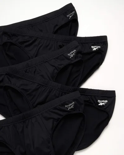 Vista 2 de Reebok Ropa interior para hombre, secado rápido, rendimiento de tiro bajo (paquete de 5)