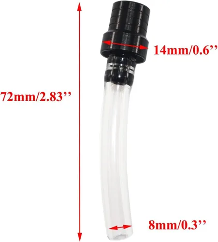 Vista 2 de PRO BAT Paquete de 5 tapones de gasolina CNC para motocicleta, tubo de ventilación bidireccional para motocross, Pit Bike ATV All Factory CRF XR CR