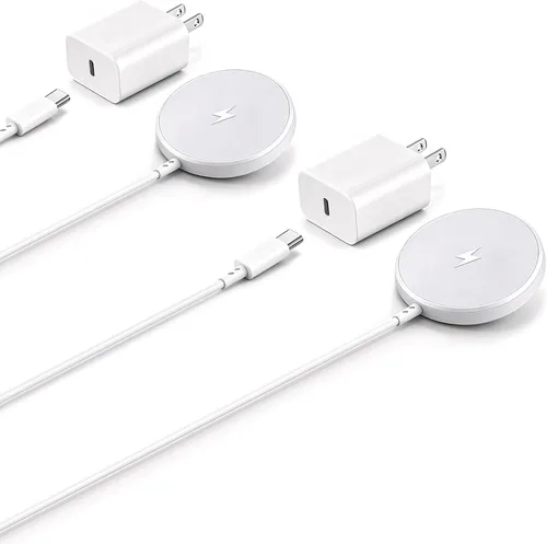 Vista 7 de Cargador inalámbrico magnético para iPhone 17/16/15,15W 6ft Apple MagSafe Charger