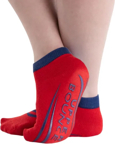 Vista 7 de Upper Bounce Trampoline Ankle Socks, Ballet Barre Non-Slip Fitness Anti-Skid Pilates, Running, Slipper Socks for Kids