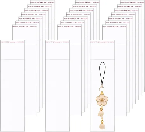 Vista 14 de Bolsas de celofán transparentes OPP de polipropileno - 2.54 cm x 15.24 cm, bolsas adhesivas autosellables, 100 unidades para regalos de caramelos