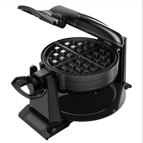Vista 8 de BLACK+DECKER Máquina de gofres giratoria, negro, WMD200B, (paquete de 2)