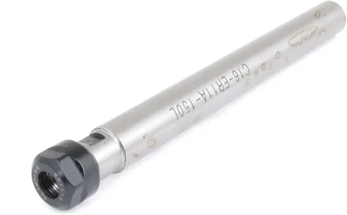 Vista 5 de uxcell CNC Milling C8-ER8A-100L Varilla de extensión de torno de portabrocas recto
