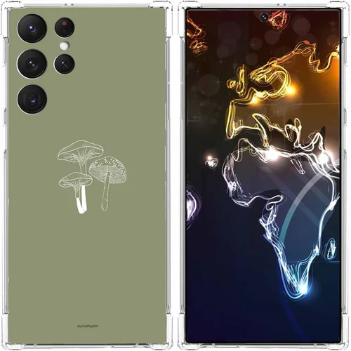Vista 28 de Funda de collage estético para Samsung Galaxy S21, patrón de citas positivas, funda de TPU suave de moda compatible con Galaxy S21
