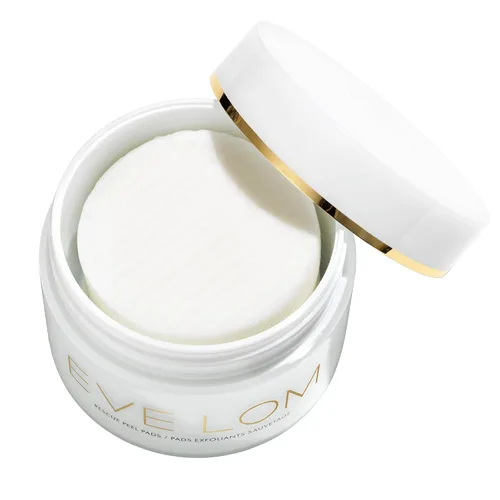 Vista 2 de EVE LOM Rescue Peel Pads for Face - Cuidado diario de la piel exfoliante con ácidos AHA, PHA y BHA - Cuidado de la piel revitalizante e hidratante