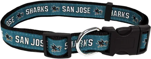 Vista 25 de Collar Pets First NHL para perros y gatos. ¡Ajustable, lindo y elegante! ¡El collar definitivo para fanáticos del hockey! Pittsburgh Penguins