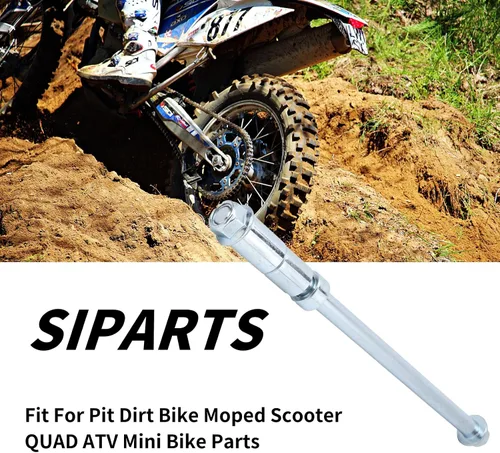 Vista 3 de M12 8.071 in eje delantero trasero con buje 0.197 in 0.787 in 1.181 in apto para motocicleta Pit Dirt Bike ciclomotor, scooter Quad ATV Mini Bike