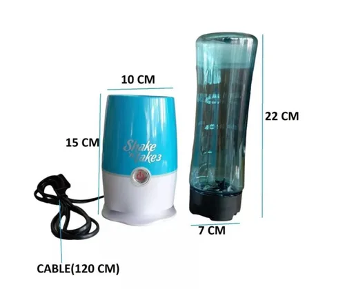Vista 3 de Licuadora Portátil Mini Shake'n Take 2 Vasos Jugos.