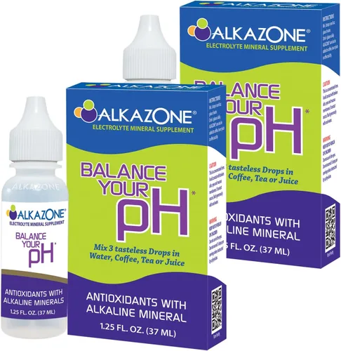 Vista 8 de Alkazone Equilibra tu pH (Más) Gotas minerales alcalinas antioxidantes, paquete individual de 1.25 onzas, portátil, produce suministro de agua