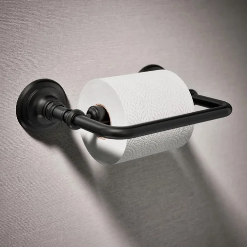 Vista 3 de Kohler K-72573 Artifacts - Soporte horizontal para pañuelos de barra única, color negro mate