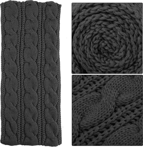Vista 5 de URATOT Paquete de 4 guantes de punto de invierno para hombre y mujer