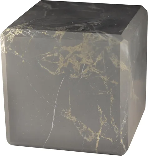 Vista 15 de Shungite World Cubo de shungite auténtico pulido de 1.18 pulgadas / 1.18 pulgadas, cristal curativo natural, cubo negro real, protección