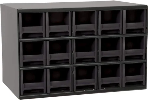 Vista 6 de Akro-Mils Gabinete de almacenamiento de acero para garaje, gabinete organizador de metal para piezas pequeñas, herramientas, clavos, tornillos