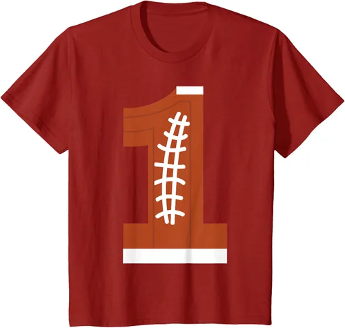 Vista 62 de 1st Birthday Football Ball Boys Camiseta de regalo de 1 año Negro