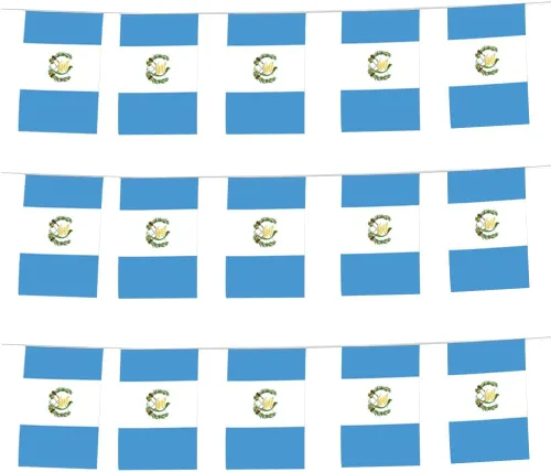 Vista 24 de Bandera de Australia, pequeña cadena de banderas australianas, mini banderas australianas, utilizada para fiestas, escuela, eventos deportivos