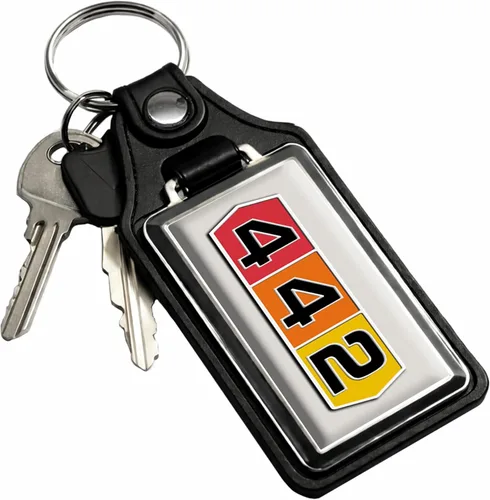 Vista 43 de Brotherhood Car Key Chain for Cutlass - Classic Models Keychain for Men and Women Gift Key Ring