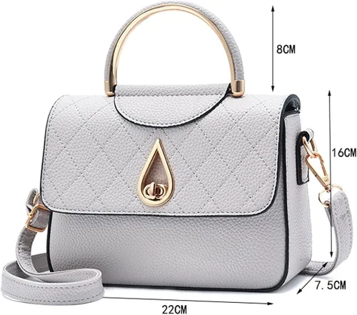 Vista 2 de Covelin Bolso bandolera pequeño de cuero para mujer