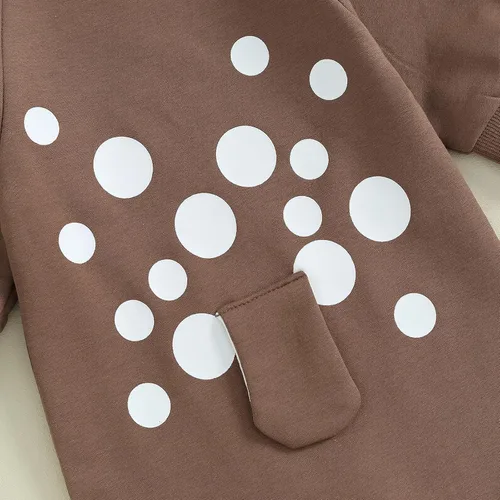 Vista 5 de Scloutarry Mameluco de manga larga con cuello redondo para bebé y niña, ropa de Navidad para bebé