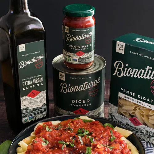 Vista 7 de Bionaturae Pasta de tomate orgánica 7 onzas.