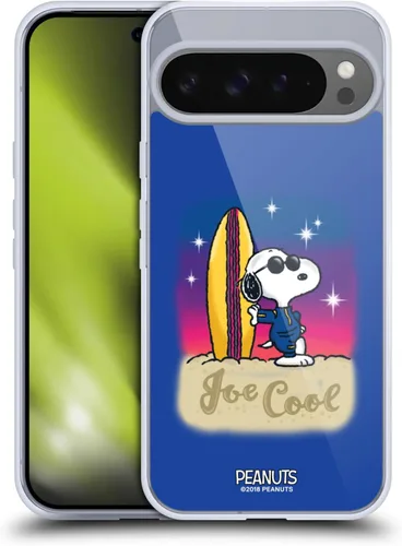 Vista 51 de Head Case Designs Officially Licensed Peanuts Beach Surf Snoopy Boardwalk Airbrush Gel Case [Military Grade Protection] Compatible with Google Pixel