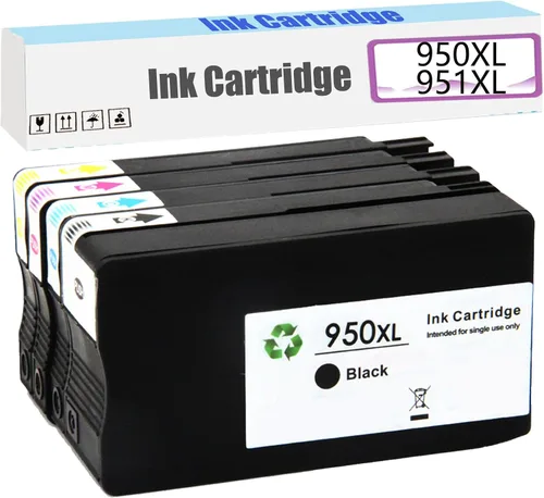 Vista 9 de Cartuchos de tinta 950XL 951XL compatibles con cartuchos de tinta de repuesto para HP 950 951 950 XL 951 XL con impresora Officejet Pro 8610 8620