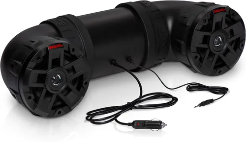Vista 11 de BOSS Audio Systems UTV4B ATV UTV Sistema de sonido resistente a la intemperie, altavoces de 4 pulgadas, tweeters de 1 pulgada, amplificador