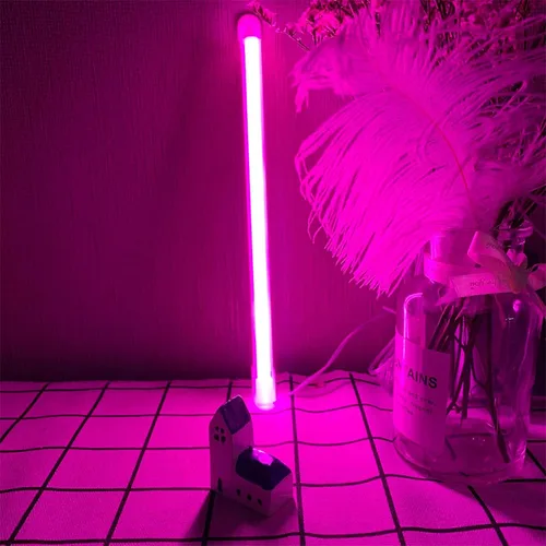 Vista 18 de Letras de neón rosadas, letreros LED que funcionan con pilas, luces LED del alfabeto, letrero de marquesina, letras decorativas de marquesina, luces