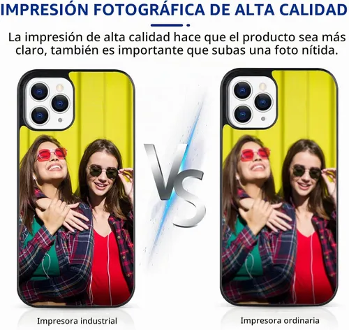 Vista 4 de Fundas Protectoras para Teléfonos Cubierta Funda Personalizada con Foto para iPhone 11/12/13/14/15/16/17/Pro/Max/Plus/Mini/6/7/8 para Samsung 1