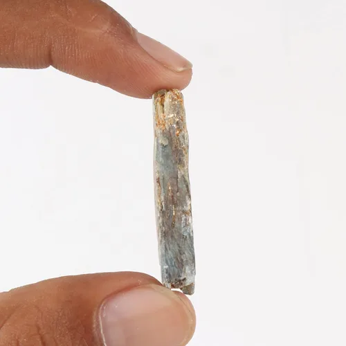 Vista 75 de GEMHUB Lápiz de cianita áspero pequeño con cristal curativo de cianita azul áspero suelto, tamaño pequeño, 9.7
