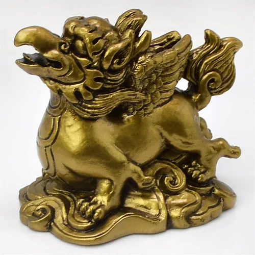 Vista 2 de Feng Shui Garuda Amuleto Fuerte Poderoso Magia Religiosa Bestia Sagrada Estatua de Resina Hogar Escritorio