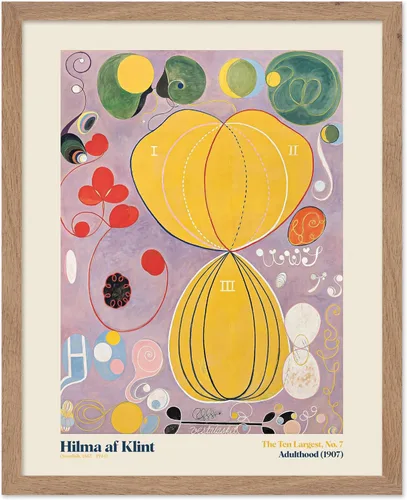 Vista 48 de Poster Master Póster de ilustración vintage, impresión retro moderna, los diez más grandes n.º 1, infancia, flor, abstracto, regalo para artista