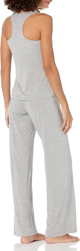 Vista 2 de Cosabella Conjunto de camisola y pantalón Talco con curvas y espalda cruzada para mujer