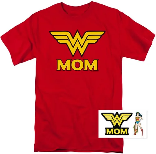 Vista 2 de Camiseta y pegatinas para el Día de la Madre Wonder Woman Wonder Mom