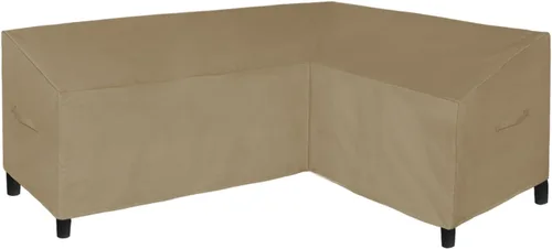 Vista 11 de Easy-Going Funda para Sofá Seccional en Forma de V para Patio, Funda Seccional Impermeable para Exteriores, Funda Resistente para Muebles de Jardín