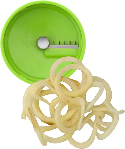 Vista 5 de Good Cook 10807 Spiralizer - Cortador de verduras de mano, 3 en 1, cortador en espiral de verduras de alta resistencia, máquina para hacer