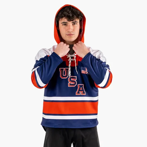Vista 3 de ChalkTalkSPORTS Hockey Hooded Performance Sweatshirts Hockey Gameday Hoodies Youth & Adult Sizes