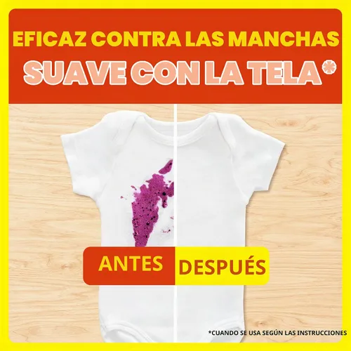 Vista 3 de Shout Active Enzyme - Spray removedor de manchas para lavandería, fórmula de triple acción se aferra, penetra y levanta más de 100 tipos de manchas