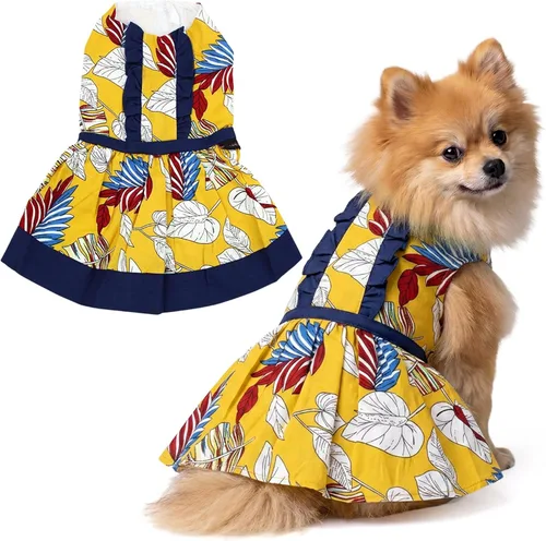 Vista 27 de Parisian Pet Chambray - Vestido para perro - Ligero sin mangas para perro, niña, talla XS Chambray en general