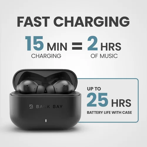 Vista 7 de FirstClass - Auriculares inalámbricos con cancelación de ruido, Bluetooth 5.4, auriculares inalámbricos Bluetooth con cancelación de ruido, Negro