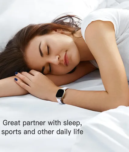 Vista 8 de Paquete de 10 correas para Fitbit Versa 3/Fitbit Versa 4 Band/Fitbit Sense bandas para hombres y mujeres, correa elástica ajustable de nailon